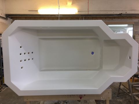 Custom Bath Finished to Customer's Exact Requirements