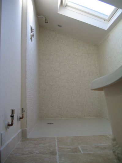 Floor Level View of Wet Room 