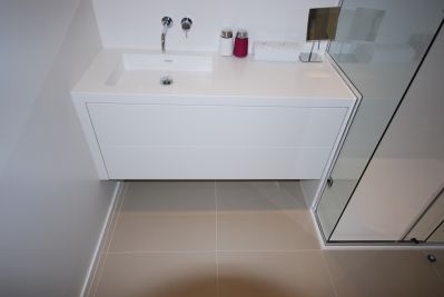 Custom Made Bowl in Vanity Unit