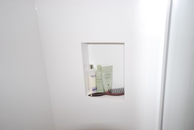 Shower Recess in Wall Panel