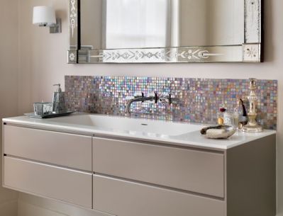 Bespoke Vanity with Custom Quadro Basin