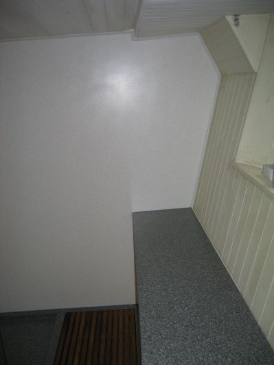 Bespoke Bathroom Bench on Boat