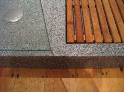 Edge Detail to Bespoke Shower Tray