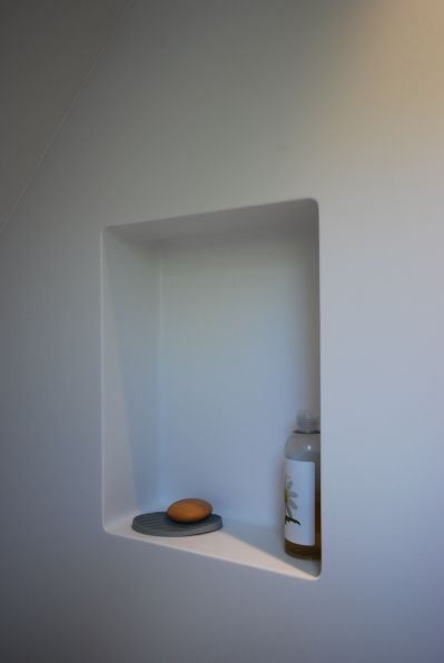 Shower Recess with Coving