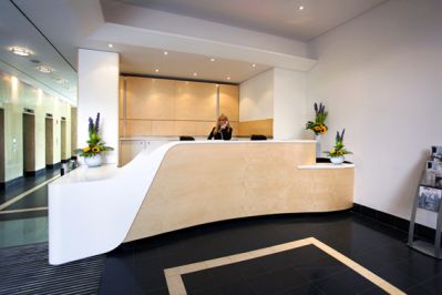Corian Thermoformed Reception Desk