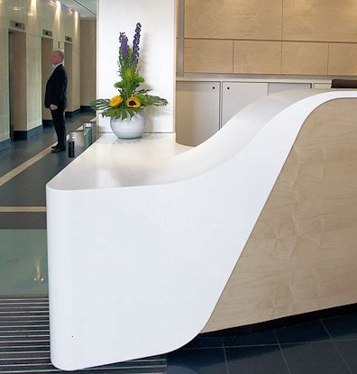 Curved Desk End Section