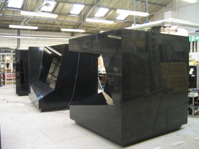 High Gloss HI-MACS exhibition display