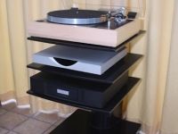 Bespoke HI-MACS turntable stand