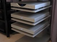 Custom made stand for stereo equipment