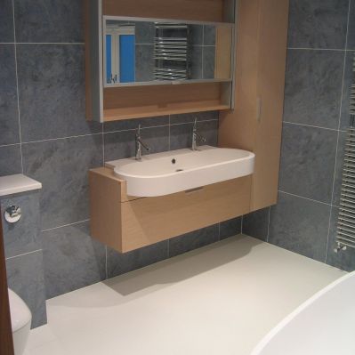 Wet Room Floor with Agape Bathroom Furniture