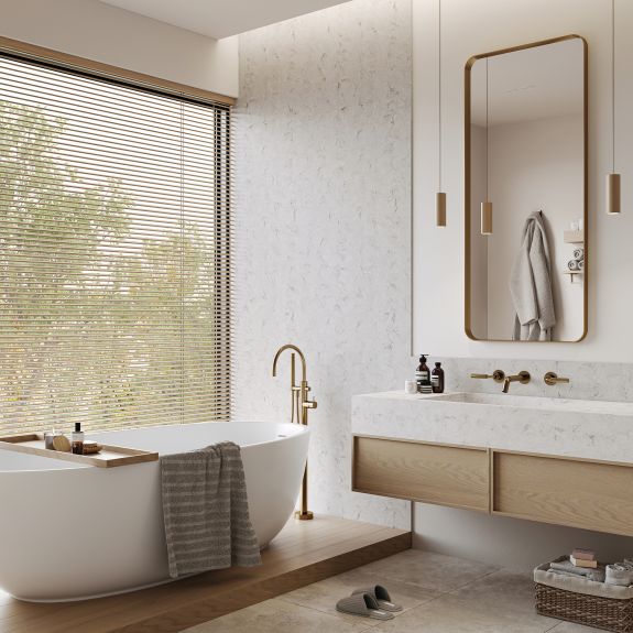 HI-MASC Aurora Almond Bathroom