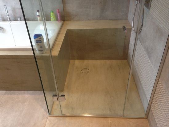 Marble Effect Custom Shower Tray
