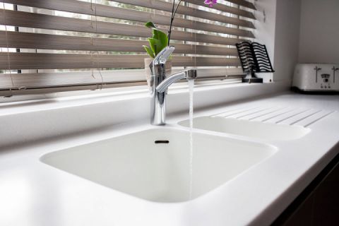 Corian Sink & Drainer Grooves