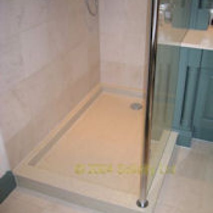 Replacement HI-MACS shower tray