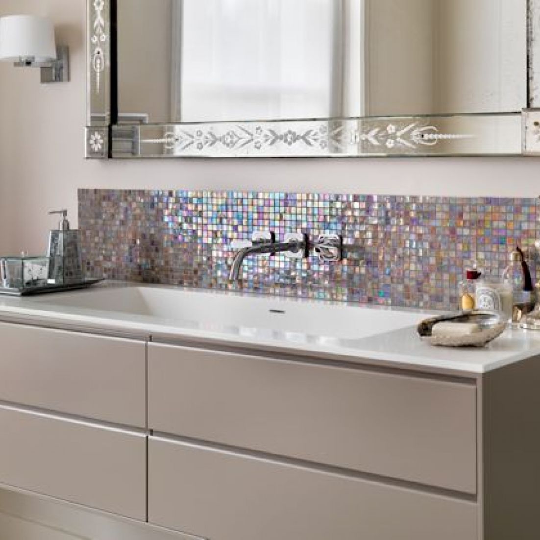 Bespoke Vanity with Custom Quadro Basin